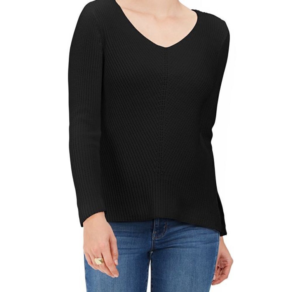 ✨ Style & Co
Cotton Rib-Knit V-Neck Sweater✨